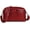 Red, variant on Kukuzhu Small Crossbody Bag for Women Trendy Faux Leather Shoulder Purse Handbag with Adjustable Strap