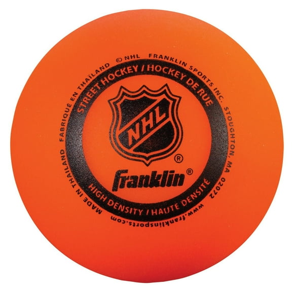 Balle de hockey de rue super haute densité NHL Franklin Sports