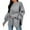 White, variant on Pxxlle Oversized Sweatshirts for Women Trendy Side Slit Round Neck Pullover Tops Fall Long Sleeve Sweatshirts with Thumb Hole Beige M