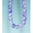 thumbnail image 5 of QZS Crackle Glass Beads,10mm/0.4in Round Crystal Craft Beads,100pack Jewelry Making Decoration,Earrings Making Supplies(Purple), 5 of 6