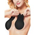 thumbnail image 3 of Sujetador adhesivo invisible para mujer, sin tirantes, sin espalda, push up, cubre pezones grandes para levantar el pecho., 3 of 7