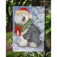 thumbnail image 3 of Carolines Treasures PPP3117GF Old English Sheepdog Christmas Flag Garden Size  Small multicolor, 3 of 3