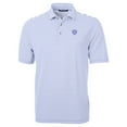 thumbnail image 2 of Men's Cutter & Buck Purple Las Vegas Raiders Virtue Eco Pique Stripe Recycled Polo, 2 of 3
