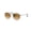 Gunmetal Frame | Light Brown Gradient Lens, variant on RB3447N ROUND FLAT LENSES Round Shape Sunglasses Polished Arista Gold Frame | G-15 Green Lens 50mm