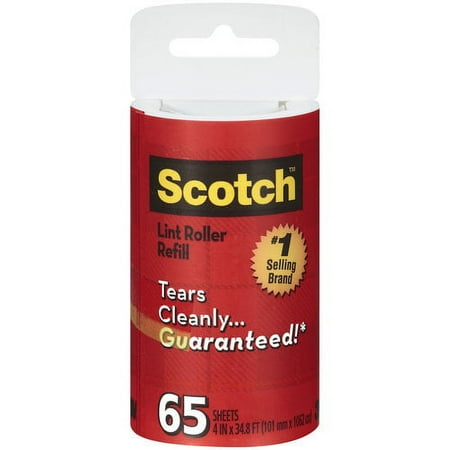 Scotch Lint Roller Refill, 65 Count