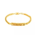 thumbnail image 4 of HOOUN Lady's 24K THAI BAHT YELLOW GOLD Plated Bangle Bracelet, 4 of 4