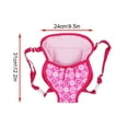 thumbnail image 4 of SharkTRUE Sleeping Clothe Baby Dolly Toy Accessories Doll Toys Carrier Backpack, 4 of 8