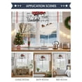 thumbnail image 6 of Valances for Windows Red Truck Christmas Rod Pocket Cafe Window Treatments Valance Curtains for Kitchen Bathroom Laundry Basement Windows 42"x18", 6 of 7