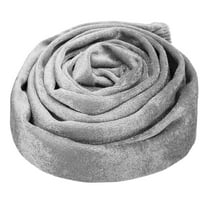 Uxcell 6Ft Chandelier Chain Cord Cover, Velvet Cloth Fabric Chain Sleeve for Chandelier, Wires Swing, Cable, Gray