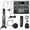 Black, variant on Multifunctional Live V9 Sound Card and BM800 Suspension Microphone Kit Broadcasting Recording Condenser Microphone Set Intelligent Webcast Live Sound Card for Computers and Mobilephone