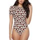 thumbnail image 1 of Balery A Rooster With Chickens Body de cuello redondo de manga corta para mujer Tops de manga corta Tops básicos-Medium, 1 of 7