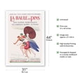 thumbnail image 2 of La Baule les Pins Seaside Spa Resort - Vintage Travel Poster by Leonetto Cappiello c.1926 - Fine Art Rolled Canvas Print 27in x 40in, 2 of 4