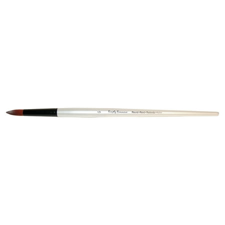 UPC: 0038372014110 | Robert Simmons Simply Simmons Extra-Firm Synthetic Long Handle Brush Round 6