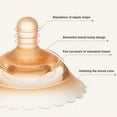 thumbnail image 6 of 6/4/2/1PCS Nipple Shields For Nursing Breastfeeding Shield Contact Nipple Shields For Flat & Inverted Nipples Silicone Shields Nursing Caps Without BPA/BPS, 6 of 9