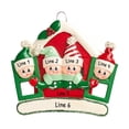 thumbnail image 3 of Personalized Family of 4 in New Home Custom Housewarming 1 Count - Ornaments by Elves, 3 of 9