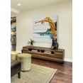 thumbnail image 7 of "Backwards Dive" Painting Print on White Wood, 7 of 7