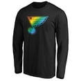 thumbnail image 2 of Men's Black St. Louis Blues Team Pride Logo Long Sleeve T-Shirt, 2 of 3