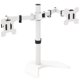 thumbnail image 1 of Soporte Doble Monitores WALI Blanco con Inclinación y Ajuste de Altura 27 Pulgadas, 1 of 8