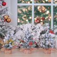 thumbnail image 3 of 3 Piezas de Miniárbol de Navidad Decorado para Escritorio, Miniárbol de Navidad Artificial para Escritorio, Decoración del Hogar, Decoración del Festival, 3 of 5