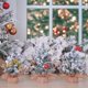 thumbnail image 3 of 3 Piezas de Miniárbol de Navidad Decorado para Escritorio, Miniárbol de Navidad Artificial para Escritorio, Decoración del Hogar, Decoración del Festival, 3 of 5
