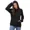 black, variant on AELand Women's Sweaters Fashion Oversized Pullover Hoodies Sweatshirts Long Sleeve Loose Fall Sweaters With Kangaroo Pocket, S~XXL