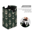 thumbnail image 3 of Yayeee Freestanding Laundry Hamper with Handle Collapsible Large Storage Basket for Clothes, Green Plants, 3 of 7