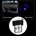 thumbnail image 4 of Luces ambientales interiores LED USB para automóvil, 7 piezas de luces LED mini USB enchufables de 5 V para el interior del maletero del automóvil., 4 of 5