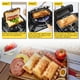 thumbnail image 2 of Juego de sándwiches calientes, charola para hornear sándwiches de doble cara, sándwiches de desayuno, juego de sándwiches Portabl para acampar al aire última intervensión, kit de tostador de perros ca, 2 of 5