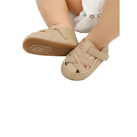 

Sunisery Toddler Baby Girls Boys First Walker Summer Anti-slip Sandals Hollow-out Prewalker Soft-Soled Shoe