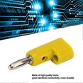 thumbnail image 4 of 10Pcs/Set 4mm Solderless Banana Plug Stackable Open Screw 30V AC?60V DC Maximum 24A for Electronics Industrial EquipmentYellow, 4 of 5