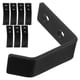 thumbnail image 1 of 8pcs Heavy Duty Wall Storage Hooks, Stainless Steel Black, Garage Utility Hooks for Wall Mount Organization, 1 of 5