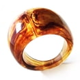 thumbnail image 1 of Bague en Plastique Teinte Décorative Bague en Résine Acrylique pour Femme Homme, 1 of 10
