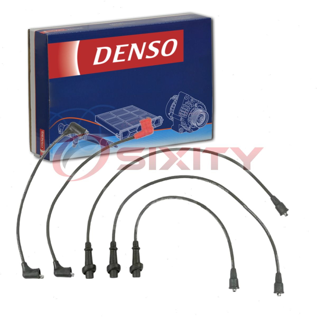 Denso 671-3004 Original Equipment Replacement Wires Fits 1991 Geo Metro