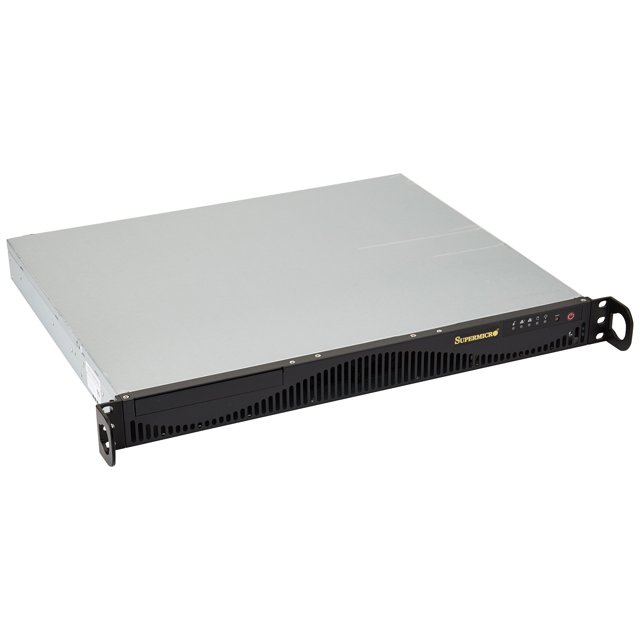 Supermicro SuperServer LGA1150 350W 1U Rackmount Server Barebone System, Black SYS-5018D-MF