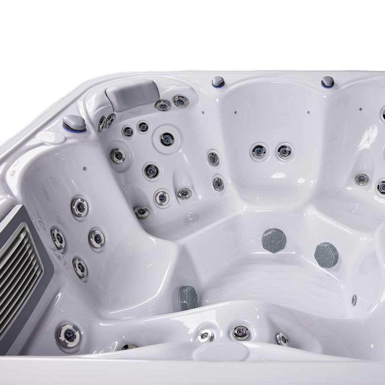 Bueno Spa New York 6 - Person 49 - Jet Hot Tub, Ice White