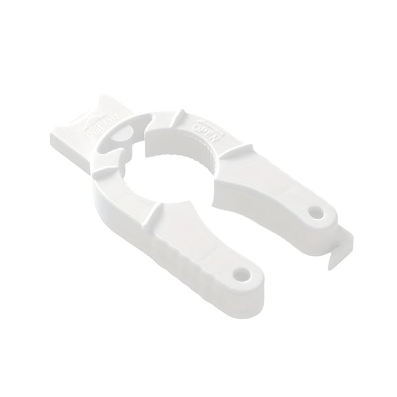 White Plastic Bottle Easy-Open Opener, Screw Cap Tool, Portable Non-Slip Jar Opener, Kitchen Household Helper
