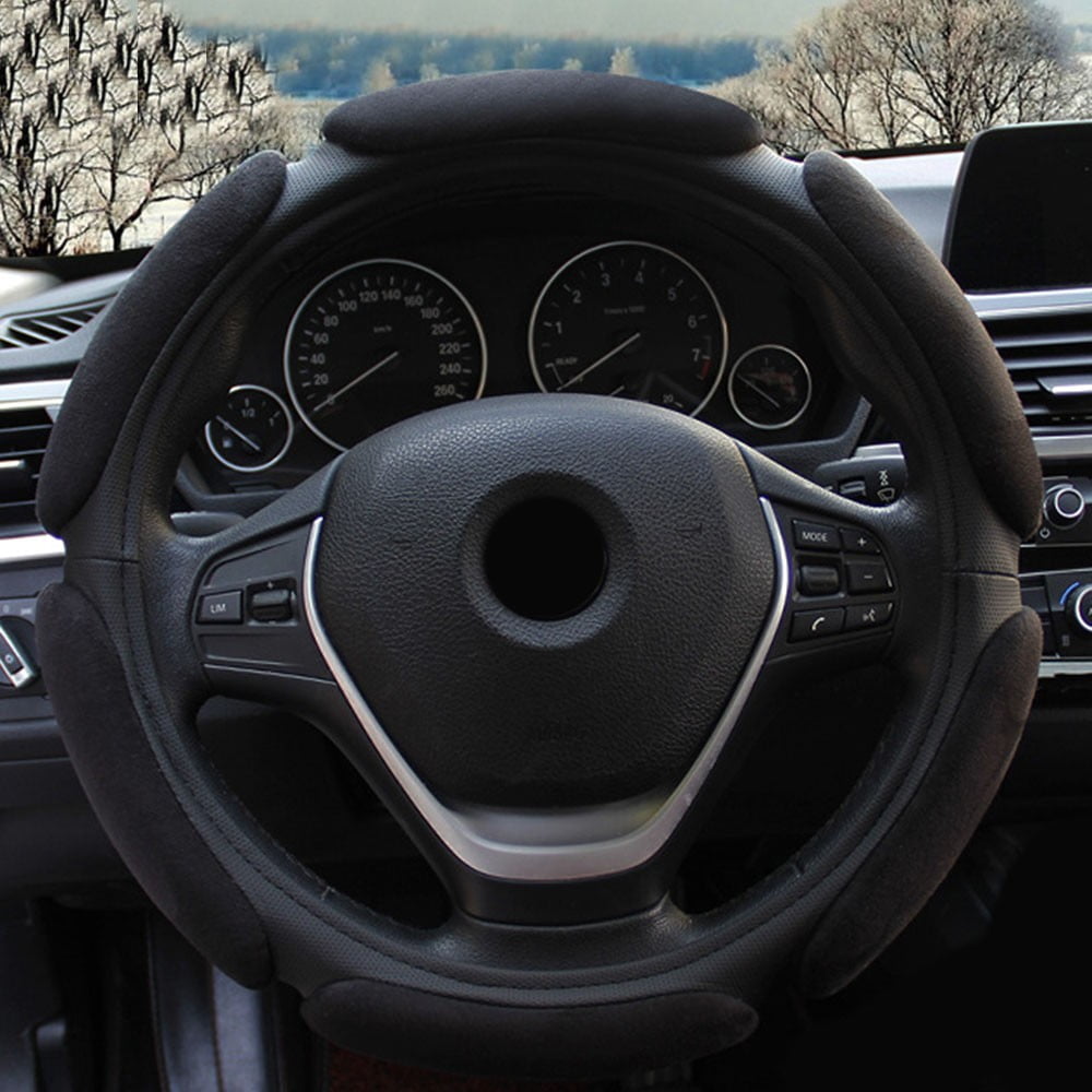 Antiskid Flocking Cloth Steering Wheel 
