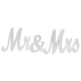 thumbnail image 4 of Yiwa Wooden Letters Mr & Mrs Wedding Anniversary Party Decoration, White, 4 of 6