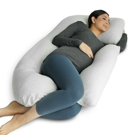PharMeDoc Full Body Pregnancy Pillow - U Shaped Body Pillow - Maternity Pillow for Pregnant Women w/ Detachable (What's The Best Pregnancy Pillow)