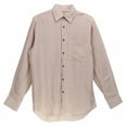 thumbnail image 1 of Robert Talbott Men's Beige Linen Button Up Shirt Dress - S, 1 of 2