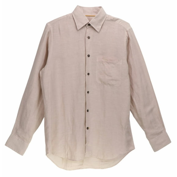Robert Talbott Chemise Habillée en Lin Beige pour Hommes - S