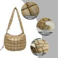 thumbnail image 3 of JUYGO Puffer Tote Bag for Women Lightweight Quilted Padding Bag Large Soft Puffy Crossbody Shoulder Bag Purse, 3 of 7