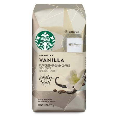 Starbucks Vanilla Flavored Ground Coffee, 11-Ounce