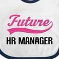 thumbnail image 4 of Inktastic Future HR Manager Boys Baby Bib, 4 of 4