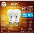 thumbnail image 3 of GE 10W HD LED A19 RELAX 2 PACK, 3 of 4