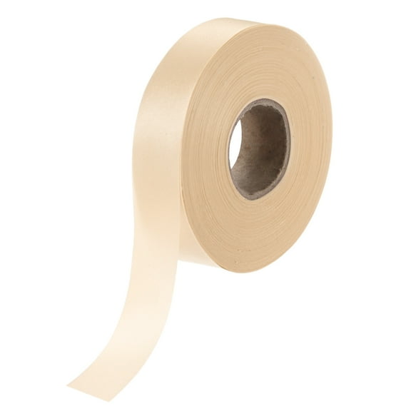 Uxcell 1-Pack Extra Wide Single Fold Bias Tape, 1 Inch x 55 Yards Satin Bias Tape for Sewing/Quilting/Hemming [Beige]