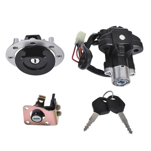 Ignition Switch Seat Gas Cap Lock Key Replacement for Suzuki GSXR750 SV650 GSXR60 GSX1400 GSXR1000 Vstorm 1000 DL1000 1996-2012