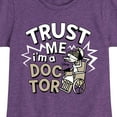 thumbnail image 3 of The Nightmare Before Christmas - Trust Me I'm A Doctor - Toddler And Youth Girls Short Sleeve Graphic T-Shirt, 3 of 5