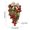 Red, variant on CLEARANCE!Christmas Wreath Wall Hanging Ornament Artificial Christmas Wreath Merry Christmas Front Door Decorative Wreath Garland Xmas Gift for Outdoor Indoor Home Decor