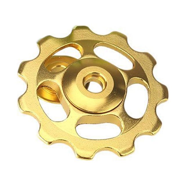 Sonducket Aleación de aluminio al aire libre bicicleta rodamiento de cerámica Jockey 11T rueda desviador trasero poleas CNC bicicleta de Type11 NO11